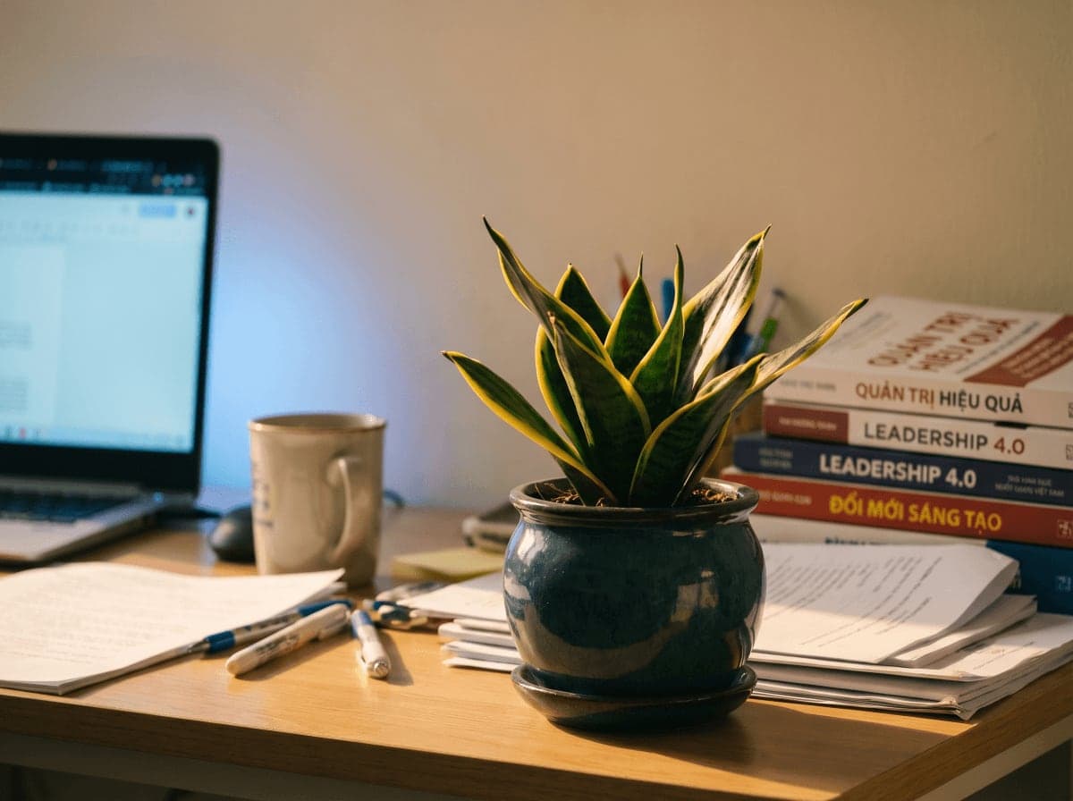 Conscious Unbossing: Khi Gen Z chọn "nghỉ làm sếp" và tìm về sự bình yên bên cây lưỡi hổ